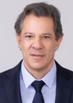 Foto oficial de Fernando Haddad no registro do TSE