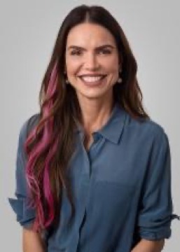 Foto oficial de Paula Belmonte no registro do TSE