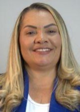 Foto oficial de Policial Edjane no registro do TSE