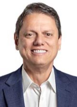 Foto oficial de Tarcísio no registro do TSE